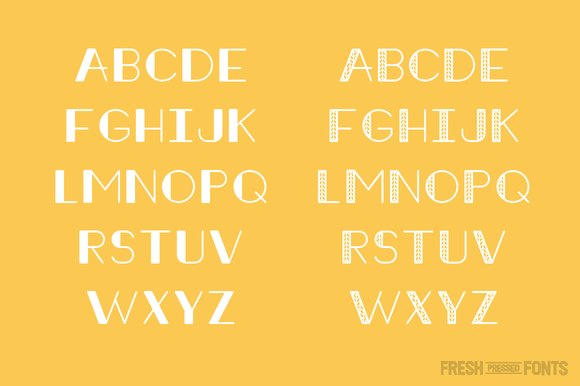 Octomorf Font PNG with transparent background - Preview 1