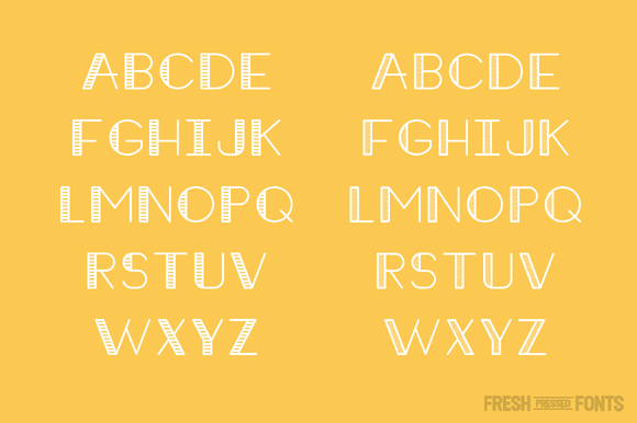 Octomorf Font PNG with transparent background - Preview 4