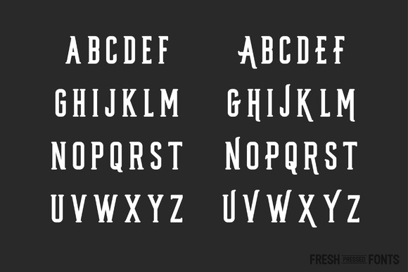 Privateer Font PNG with transparent background - Preview 1
