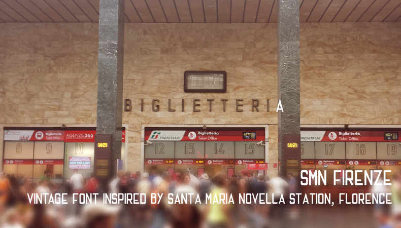 SMN Firenze Font PNG with transparent background - Preview 1