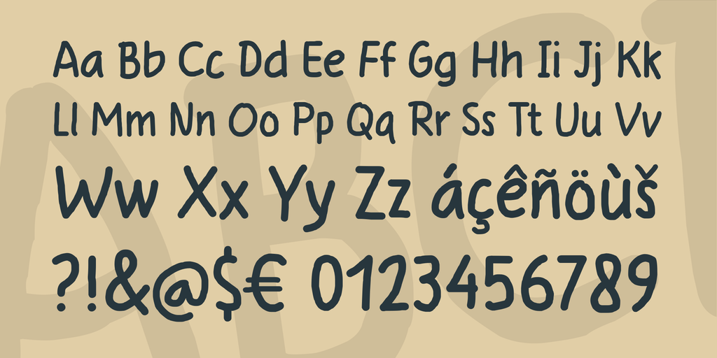 Anysome Font PNG with transparent background - Preview 3