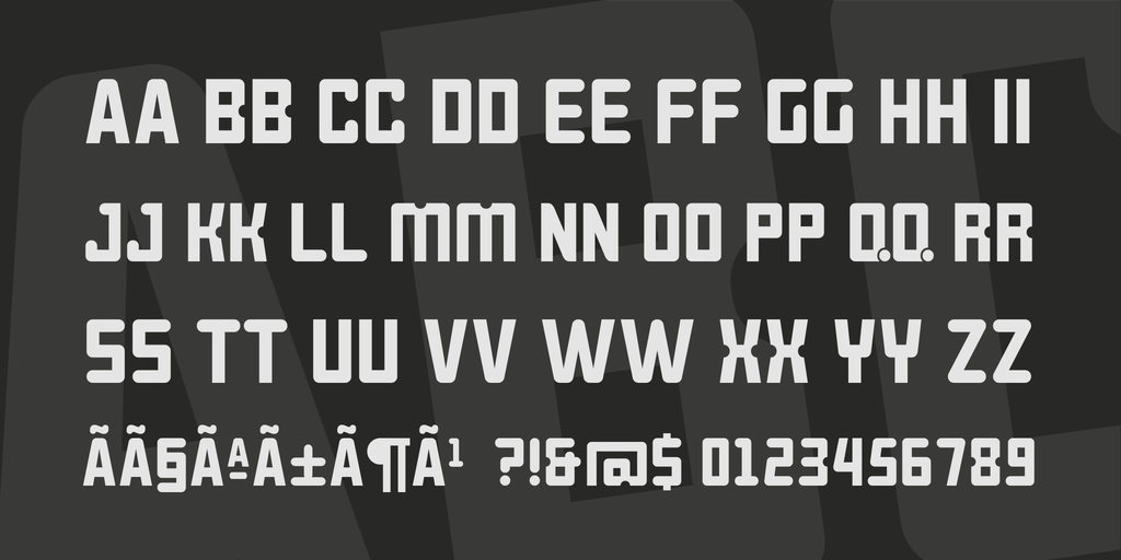 Brokeren Font - Preview 2