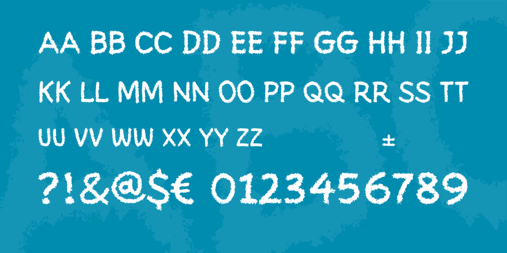 Chalkolate Font PNG with transparent background - Preview 3