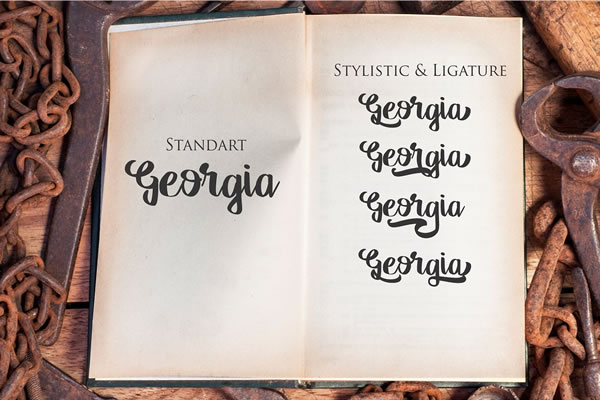 Georgia Font - Preview 1