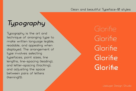 Glorifie Font - Preview 1