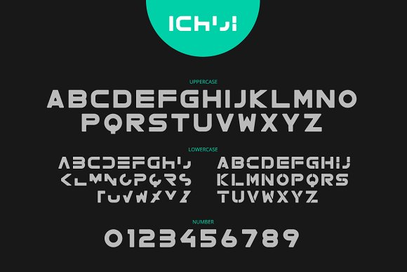 Ichiji Font - Preview 4
