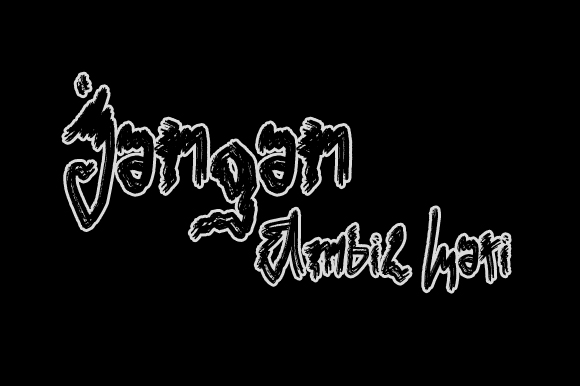 Mak Enyoi Font PNG with transparent background - Preview 2