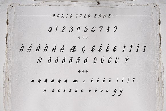Paris 1920 Font PNG with transparent background - Preview 6