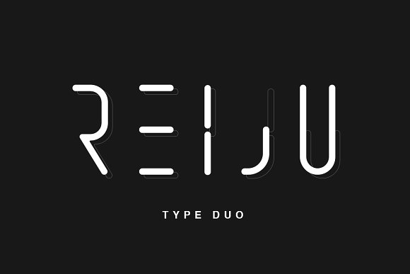 Reiju preview, sans-serif font for address lines