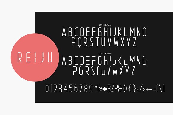 Reiju Font PNG with transparent background - Preview 4