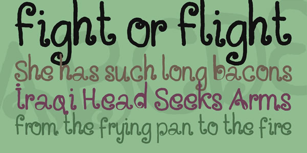 Situjuh Hand Font PNG with transparent background - Preview 1