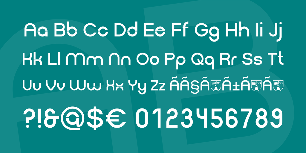 Gpkn Font PNG with transparent background - Preview 3
