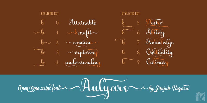 Aulyars Font - Preview 1