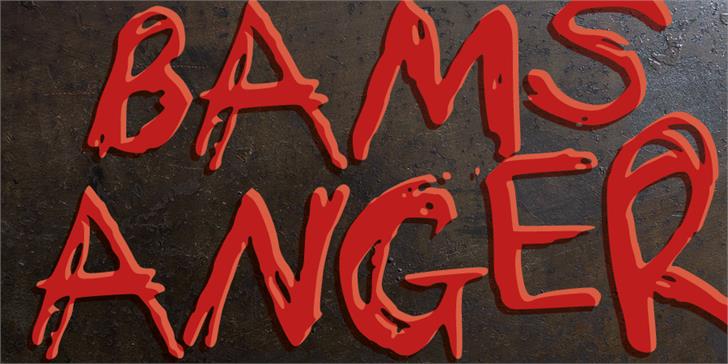 Bams Anger Font by GraphicsBam Fonts · Creative Fabrica