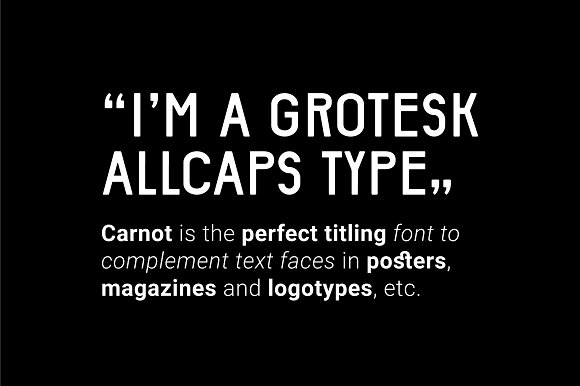 Carnot Font - Preview 1