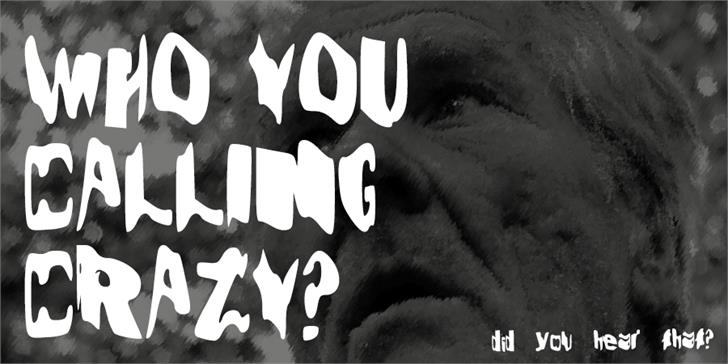 Demented Font - Preview 1