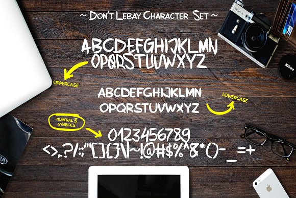 Don't Lebay Font - Preview 5