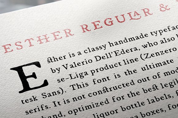 Esther Schriftart Von Hederae Type Foundry  Creative Fabrica