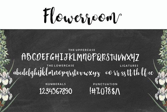 Flowerroom Font - Preview 3