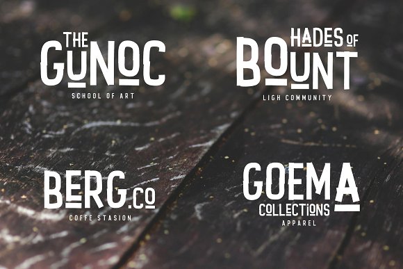 Gunoc Font - Preview 4