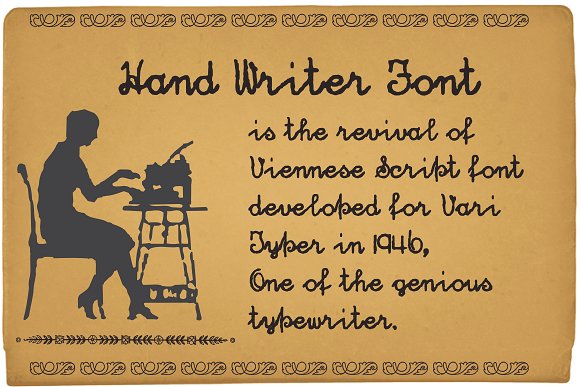 Hand Writer Font - Preview 1