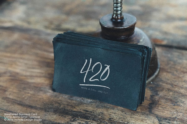 Jenny Simol Font font preview - 5