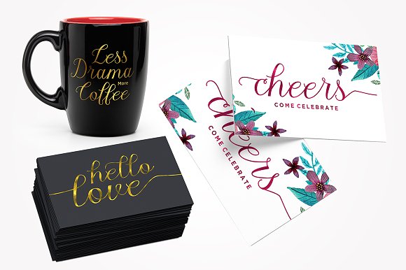 Madelina Font PNG with transparent background - Preview 3