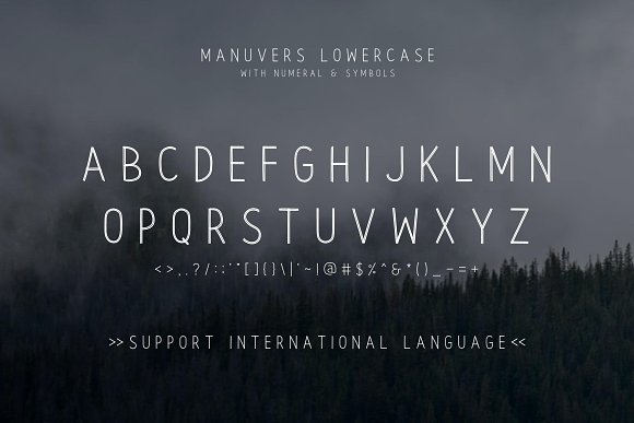 Manuvers Font PNG with transparent background - Preview 4