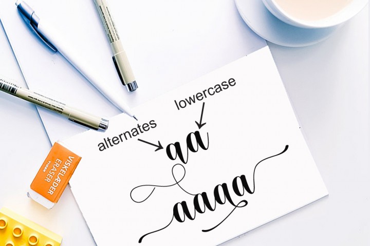 Melisca Font PNG with transparent background - Preview 1