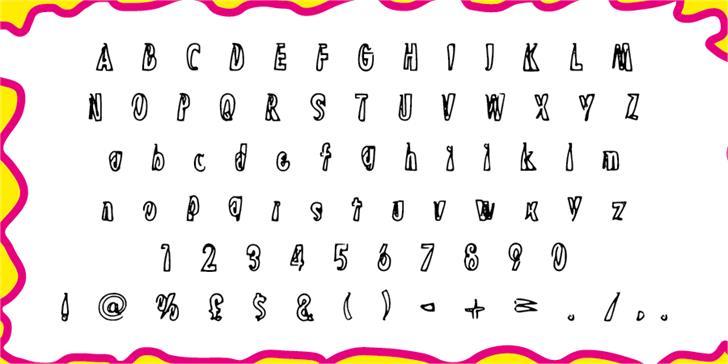 Lilly's Font Font PNG with transparent background - Preview 2