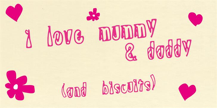 Lilly's Font Font PNG with transparent background - Preview 3