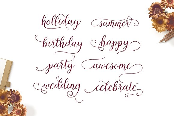 Morenthya Font PNG with transparent background - Preview 4
