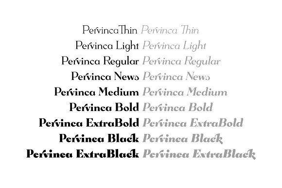 Pervinca Font PNG with transparent background - Preview 2
