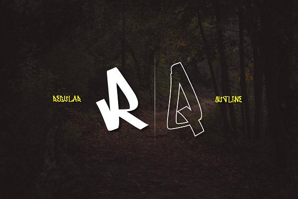 Serpong Font PNG with transparent background - Preview 3