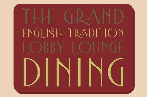 Afternoon Tea Font - Preview 1