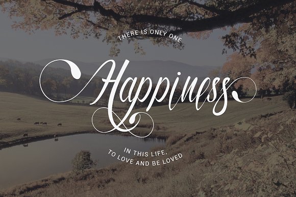 Autumn Flower Font - Preview 1
