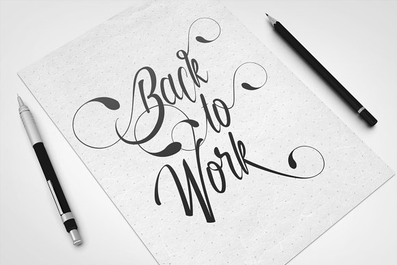 Autumn Flower Font - Preview 2