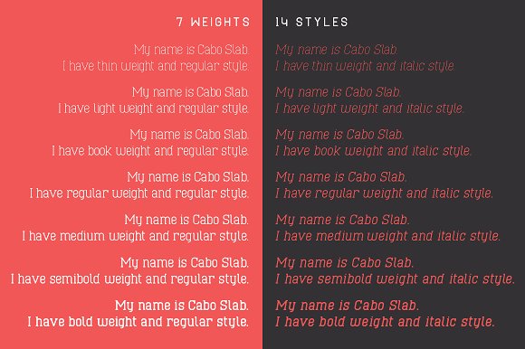 Cabo Slab Font - Preview 4