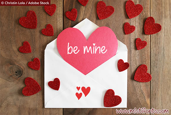 Chasing Hearts Font PNG with transparent background - Preview 1