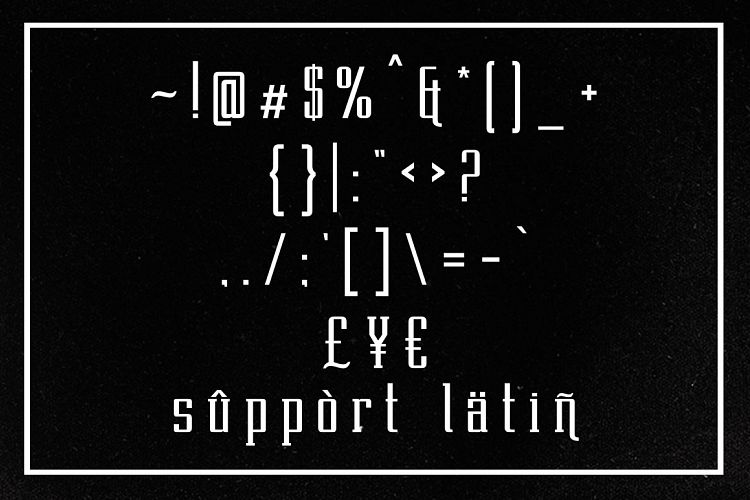 Dentra Font - Preview 6