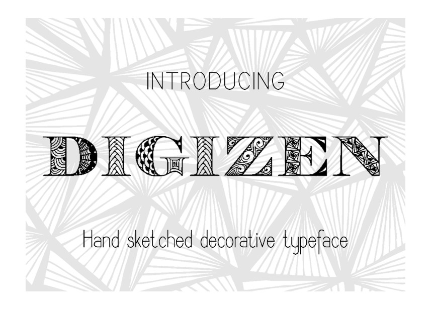 Digizen Font - Preview 2
