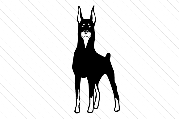 Dog Breed - Doberman Pinscher Dogs Craft Cut File By Creative Fabrica Crafts