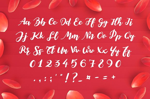 Elegant Roughness Font PNG with transparent background - Preview 1