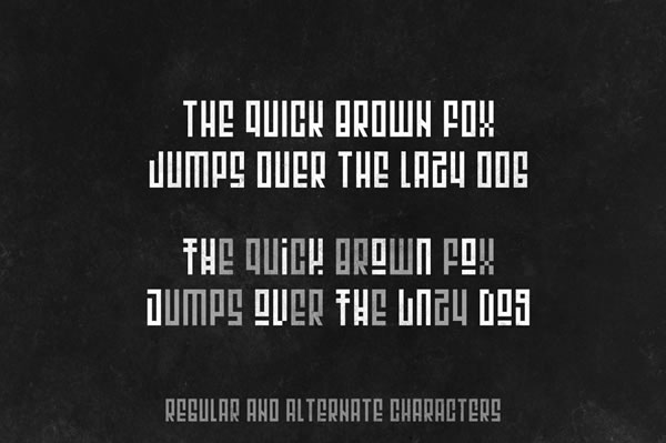 Escape Font - Preview 2