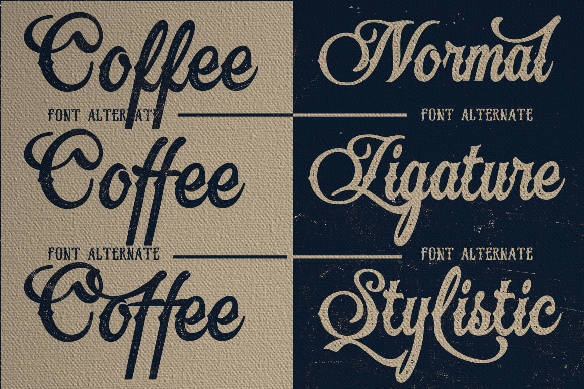 Laventy Script Font font preview - 1