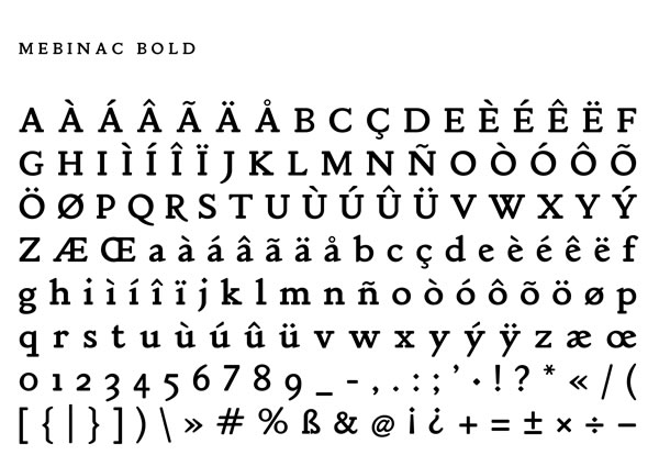 Mebinac Family Font PNG with transparent background - Preview 3
