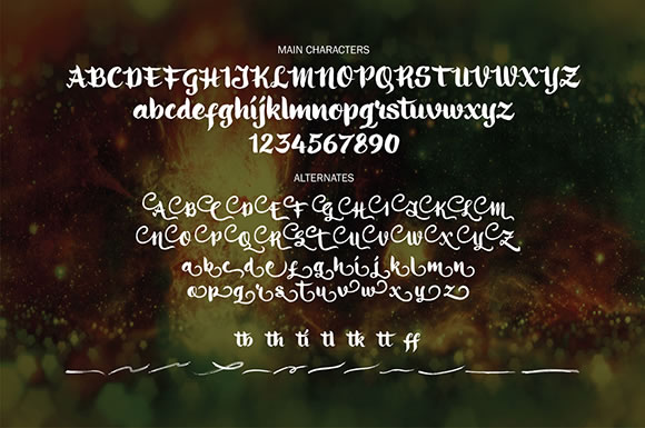 Ringotube Font PNG with transparent background - Preview 1