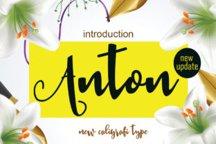 Anton Font by Sinfa.co · Creative Fabrica