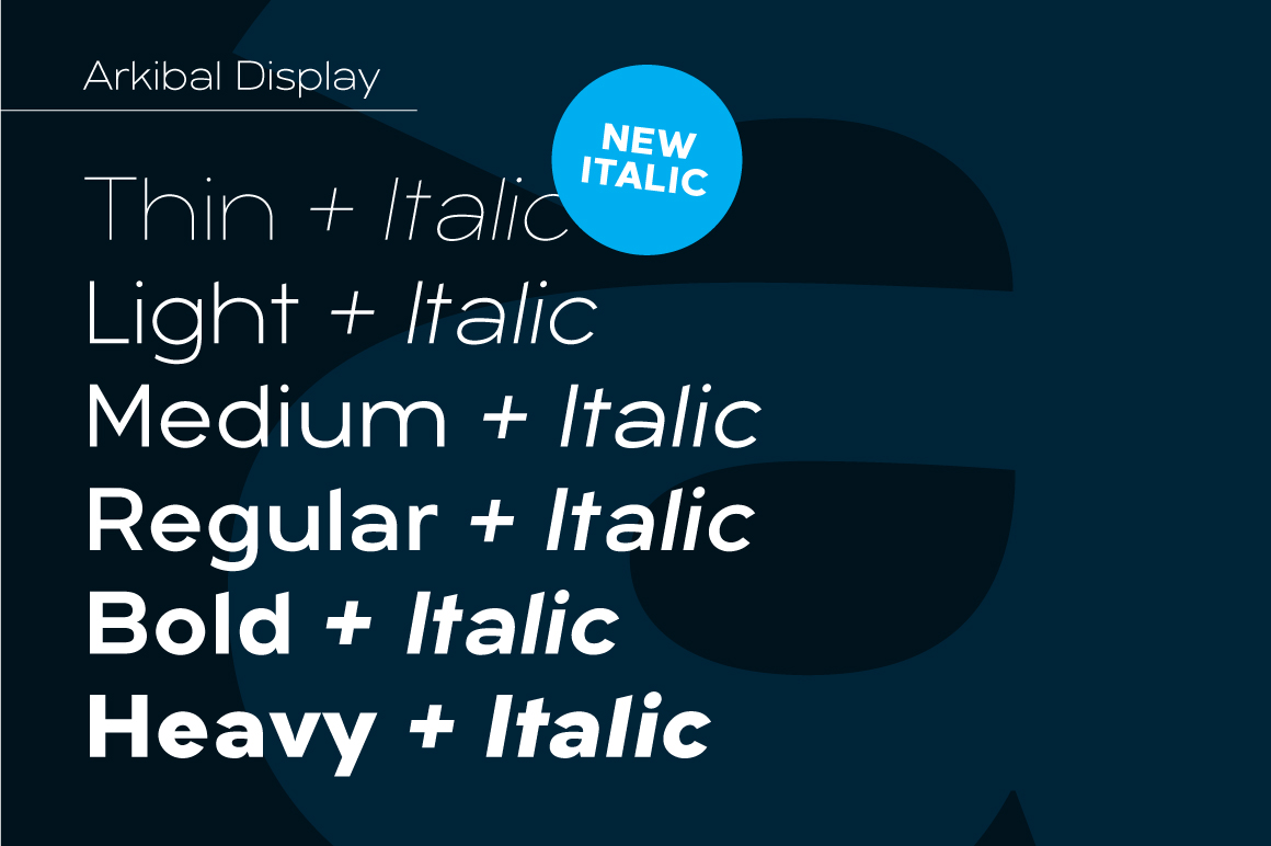 Arkibal Display Font - Preview 1