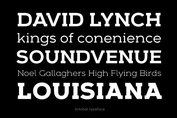 Arkibal Serif Font - Preview 4